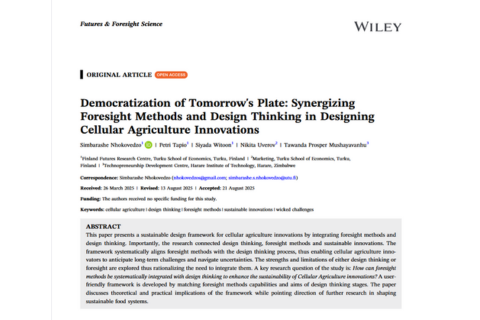 Designing Cellular Agriculture Innovations